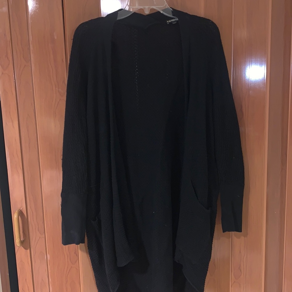 Black Long Cardigan
